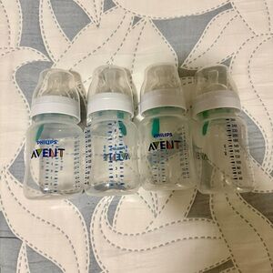 Philips AVENT Clear Baby Bottles Set - White & Clear